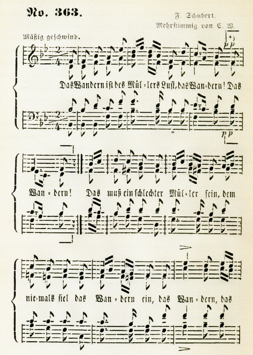 39b-Das Wandern ist des Mllers Lust