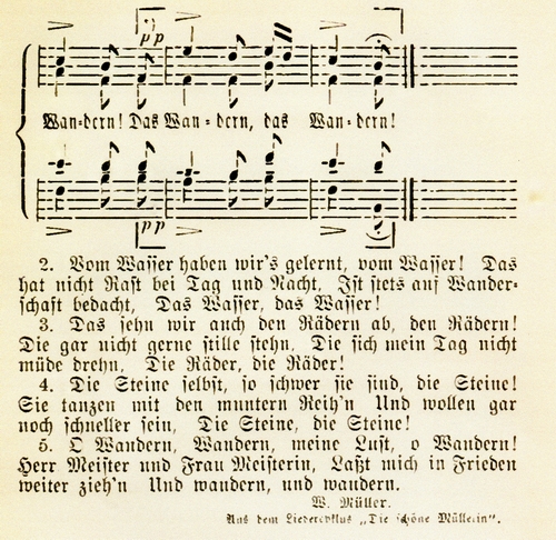 39c-Das Wandern ist des Mllers Lust