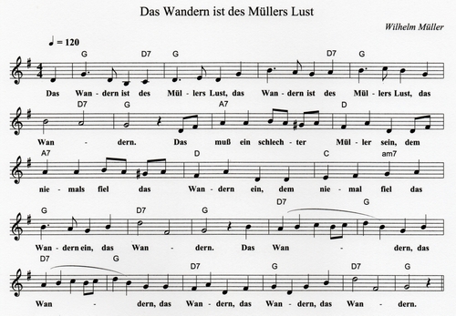 39d-Das Wandern ist des Mllers Lust